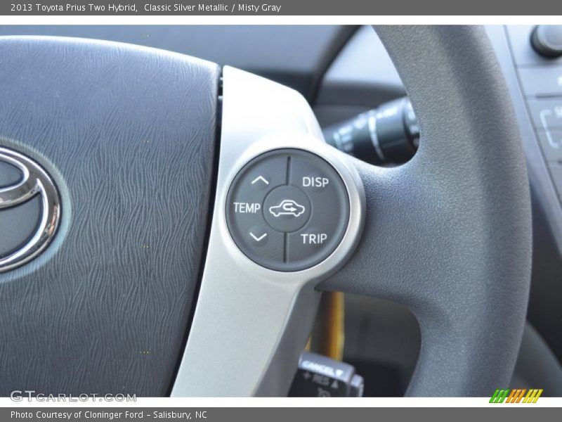 Classic Silver Metallic / Misty Gray 2013 Toyota Prius Two Hybrid