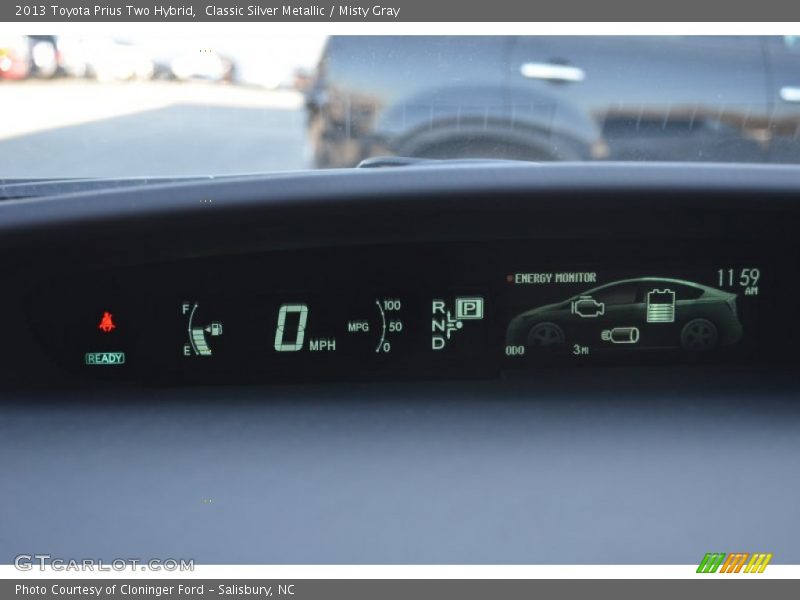 Classic Silver Metallic / Misty Gray 2013 Toyota Prius Two Hybrid
