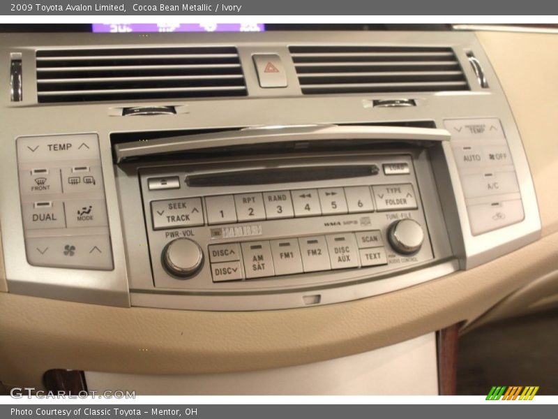 Cocoa Bean Metallic / Ivory 2009 Toyota Avalon Limited