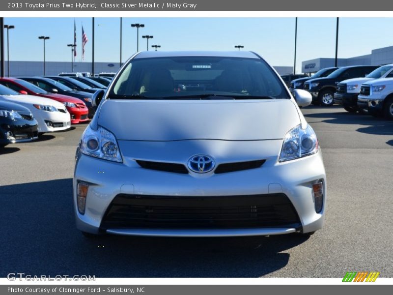 Classic Silver Metallic / Misty Gray 2013 Toyota Prius Two Hybrid