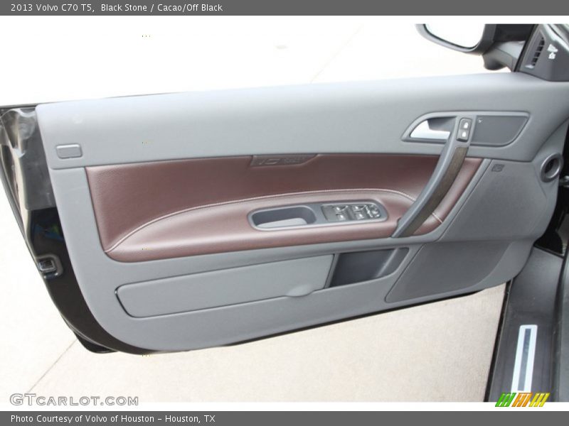Black Stone / Cacao/Off Black 2013 Volvo C70 T5