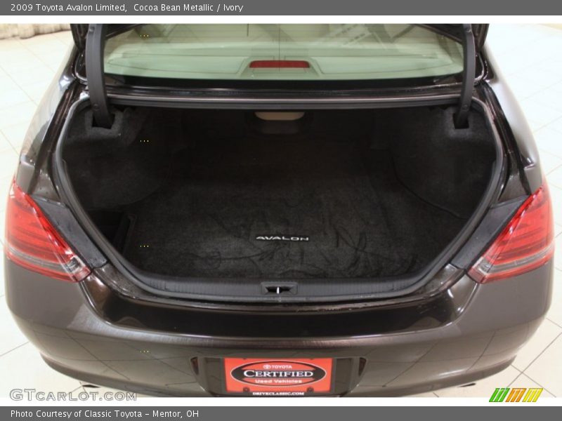 Cocoa Bean Metallic / Ivory 2009 Toyota Avalon Limited