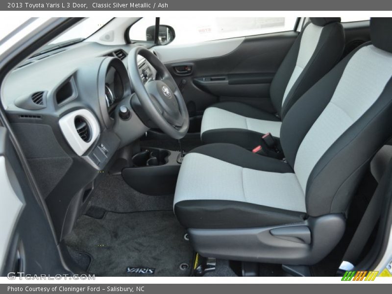 Classic Silver Metallic / Ash 2013 Toyota Yaris L 3 Door