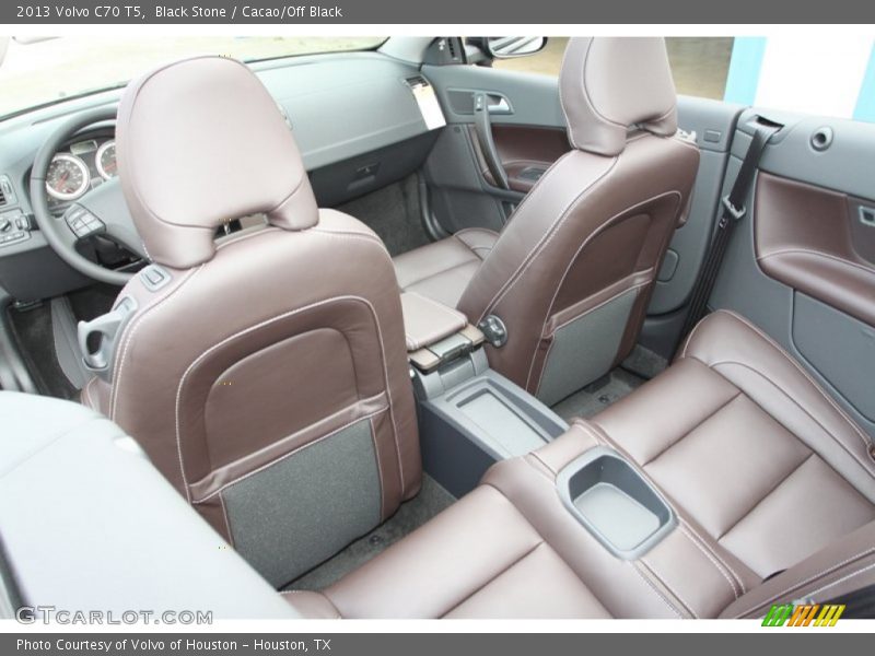 Black Stone / Cacao/Off Black 2013 Volvo C70 T5