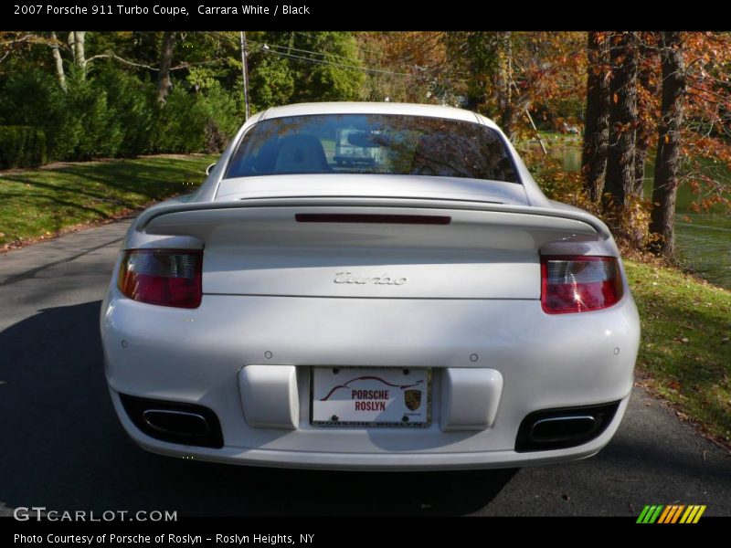 Carrara White / Black 2007 Porsche 911 Turbo Coupe