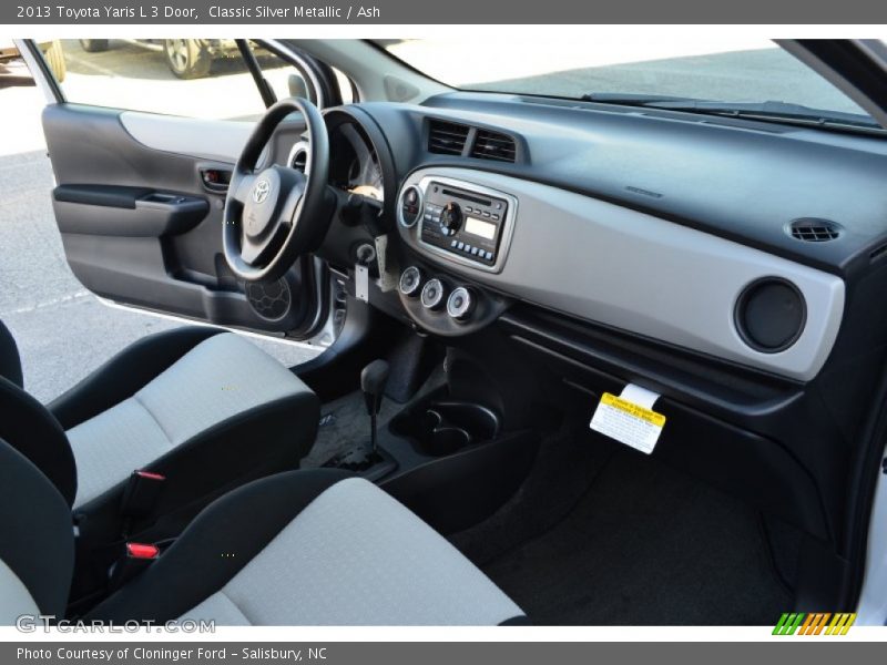 Classic Silver Metallic / Ash 2013 Toyota Yaris L 3 Door