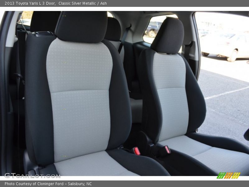Classic Silver Metallic / Ash 2013 Toyota Yaris L 3 Door