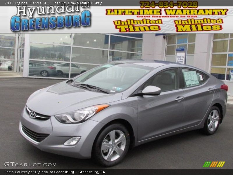 Titanium Gray Metallic / Gray 2013 Hyundai Elantra GLS