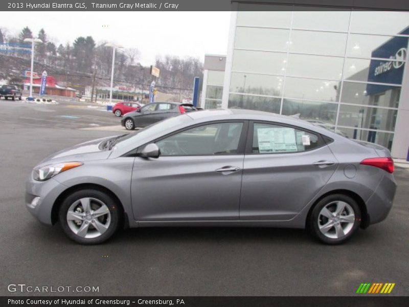 Titanium Gray Metallic / Gray 2013 Hyundai Elantra GLS