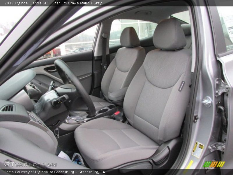 Titanium Gray Metallic / Gray 2013 Hyundai Elantra GLS