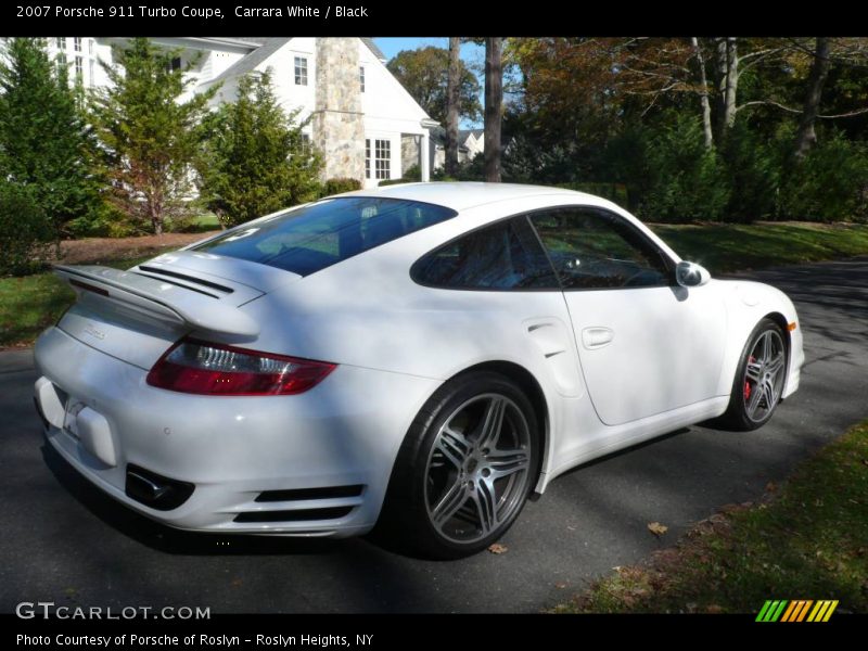 Carrara White / Black 2007 Porsche 911 Turbo Coupe