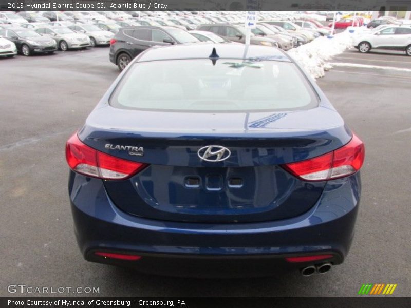Atlantic Blue / Gray 2013 Hyundai Elantra Coupe GS