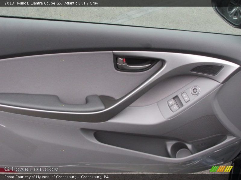 Atlantic Blue / Gray 2013 Hyundai Elantra Coupe GS