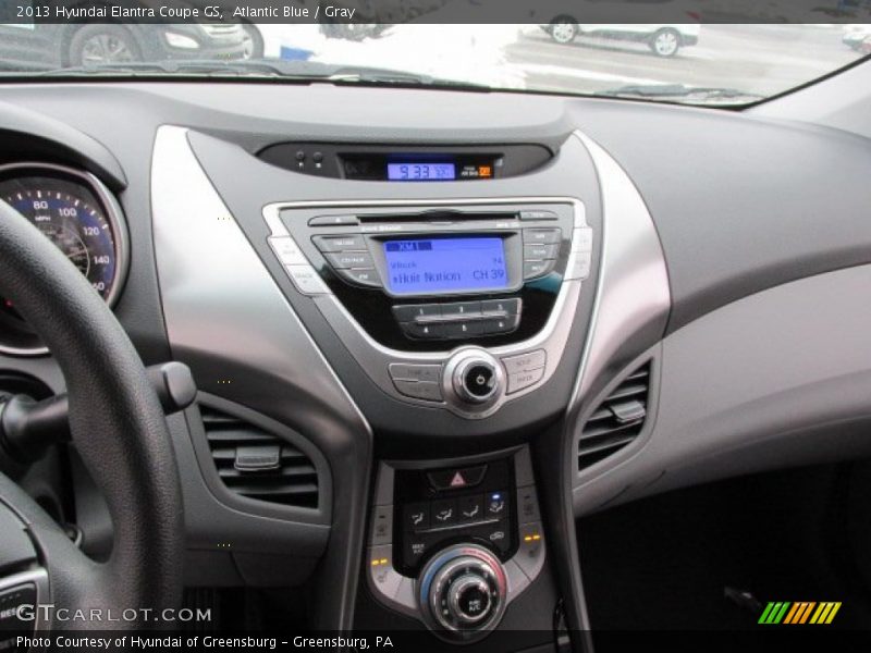 Atlantic Blue / Gray 2013 Hyundai Elantra Coupe GS