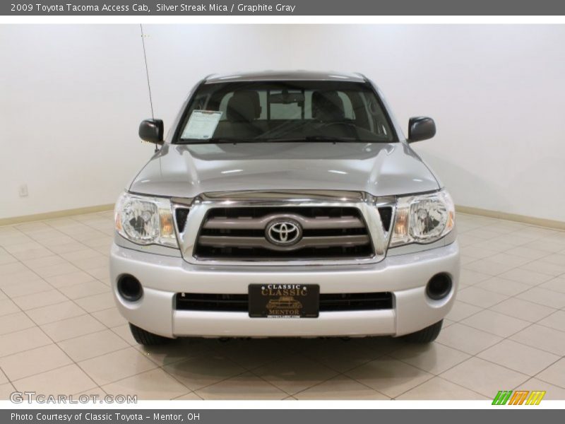 Silver Streak Mica / Graphite Gray 2009 Toyota Tacoma Access Cab