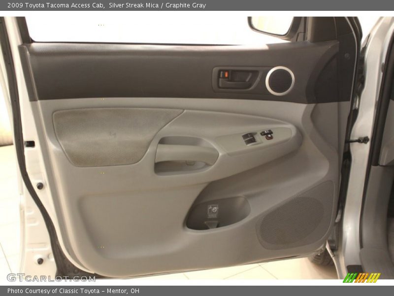 Silver Streak Mica / Graphite Gray 2009 Toyota Tacoma Access Cab