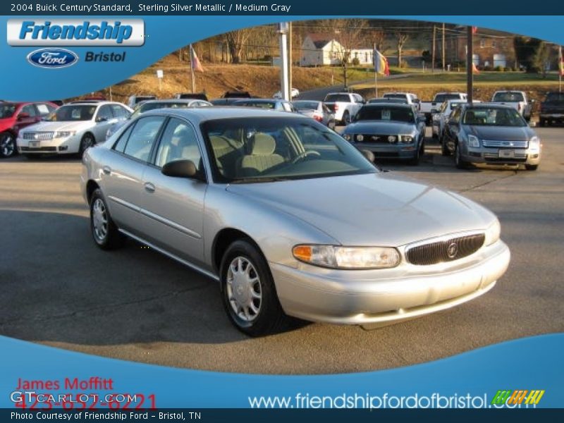 Sterling Silver Metallic / Medium Gray 2004 Buick Century Standard