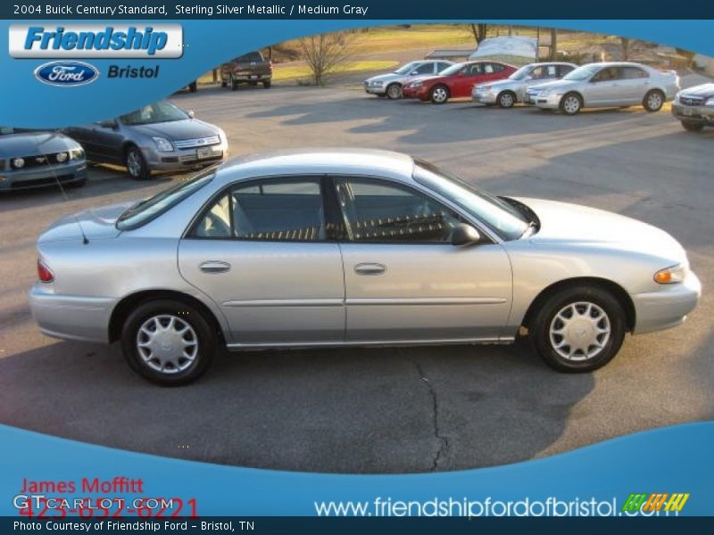 Sterling Silver Metallic / Medium Gray 2004 Buick Century Standard