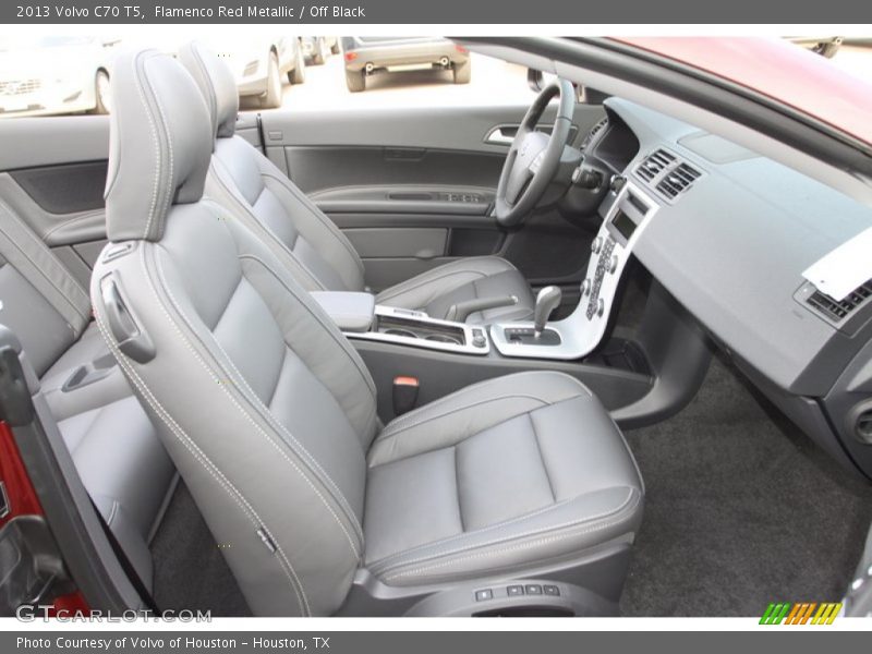 Flamenco Red Metallic / Off Black 2013 Volvo C70 T5