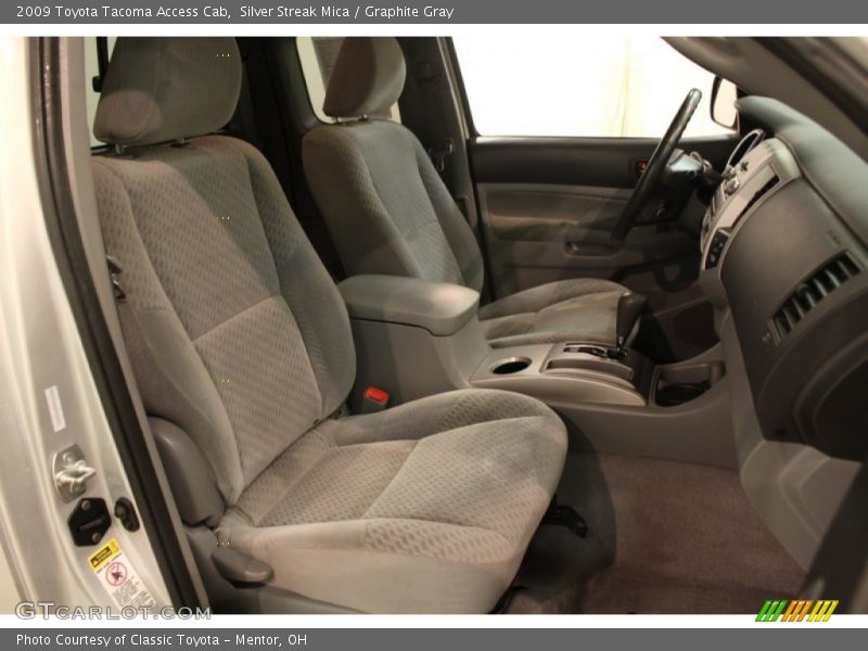 Silver Streak Mica / Graphite Gray 2009 Toyota Tacoma Access Cab