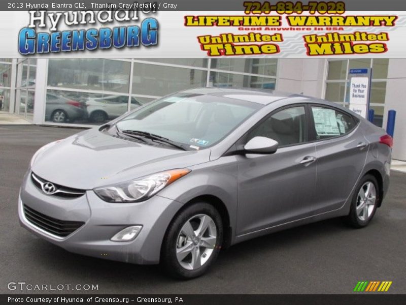 Titanium Gray Metallic / Gray 2013 Hyundai Elantra GLS