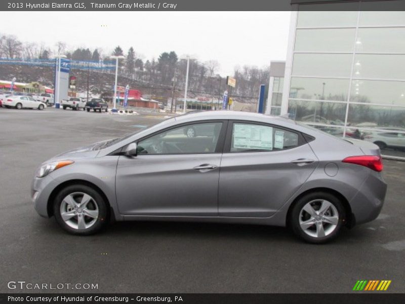 Titanium Gray Metallic / Gray 2013 Hyundai Elantra GLS