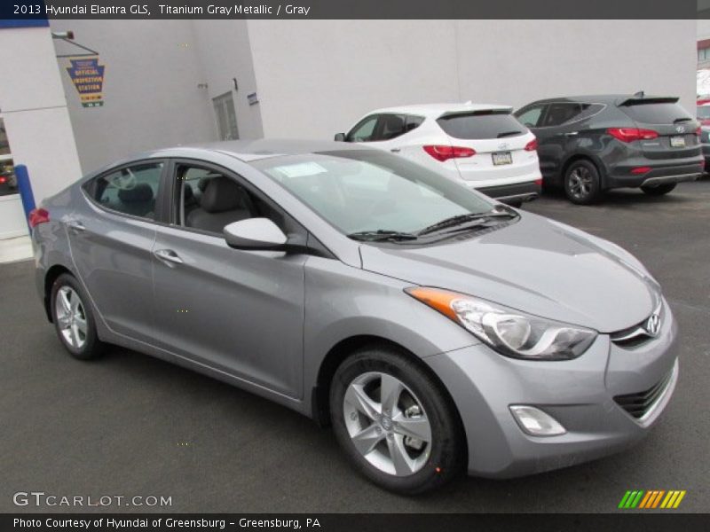 Titanium Gray Metallic / Gray 2013 Hyundai Elantra GLS