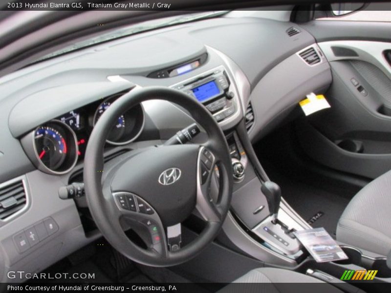 Titanium Gray Metallic / Gray 2013 Hyundai Elantra GLS