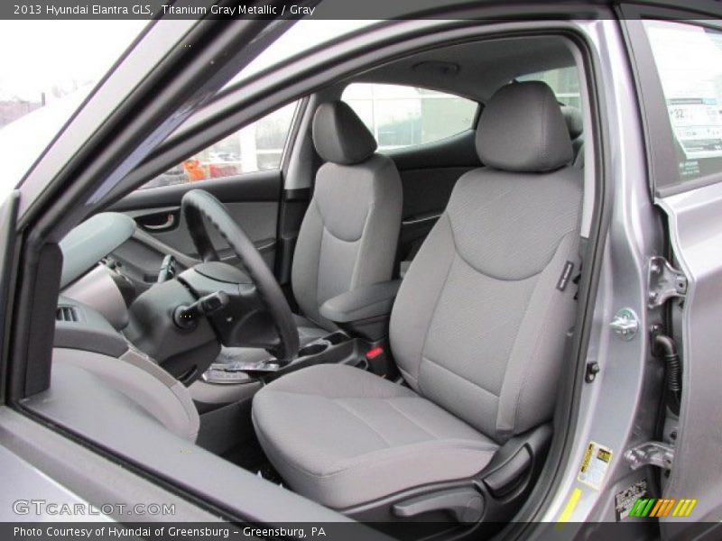 Titanium Gray Metallic / Gray 2013 Hyundai Elantra GLS