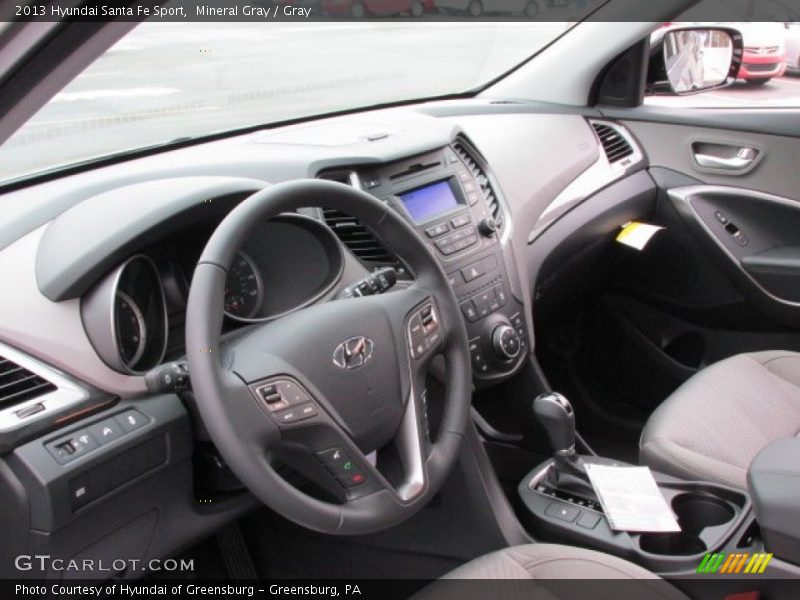 Mineral Gray / Gray 2013 Hyundai Santa Fe Sport