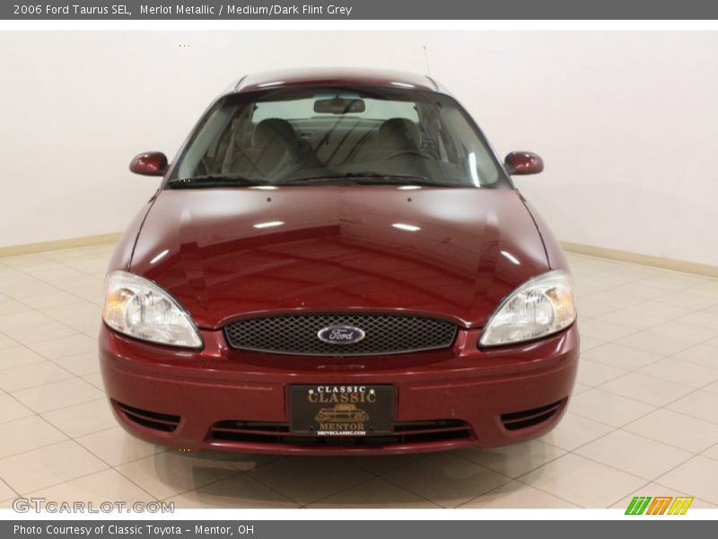 Merlot Metallic / Medium/Dark Flint Grey 2006 Ford Taurus SEL
