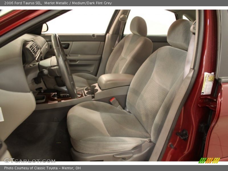 Merlot Metallic / Medium/Dark Flint Grey 2006 Ford Taurus SEL