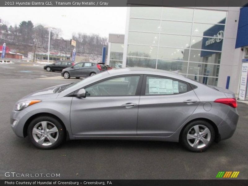 Titanium Gray Metallic / Gray 2013 Hyundai Elantra GLS