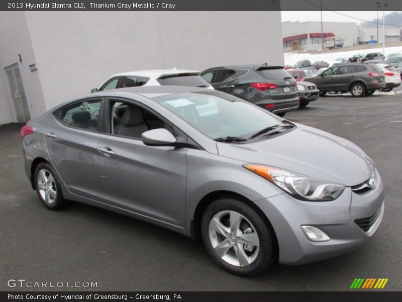 Titanium Gray Metallic / Gray 2013 Hyundai Elantra GLS