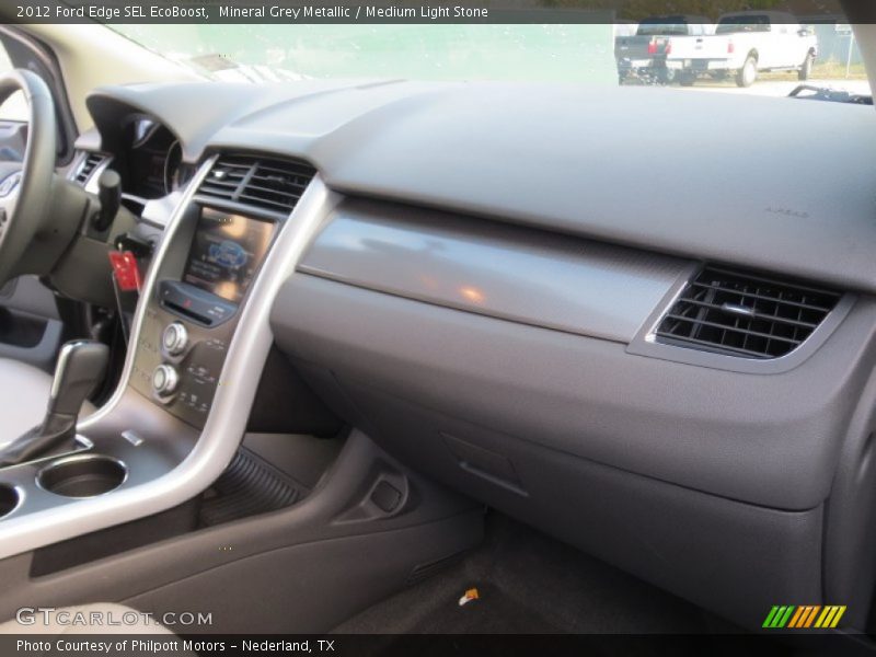 Mineral Grey Metallic / Medium Light Stone 2012 Ford Edge SEL EcoBoost