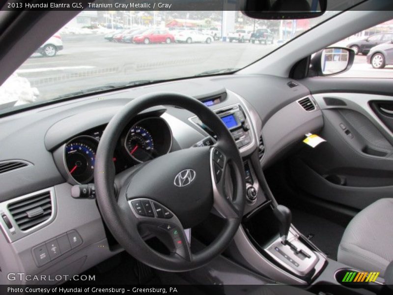 Titanium Gray Metallic / Gray 2013 Hyundai Elantra GLS