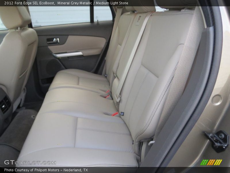 Mineral Grey Metallic / Medium Light Stone 2012 Ford Edge SEL EcoBoost