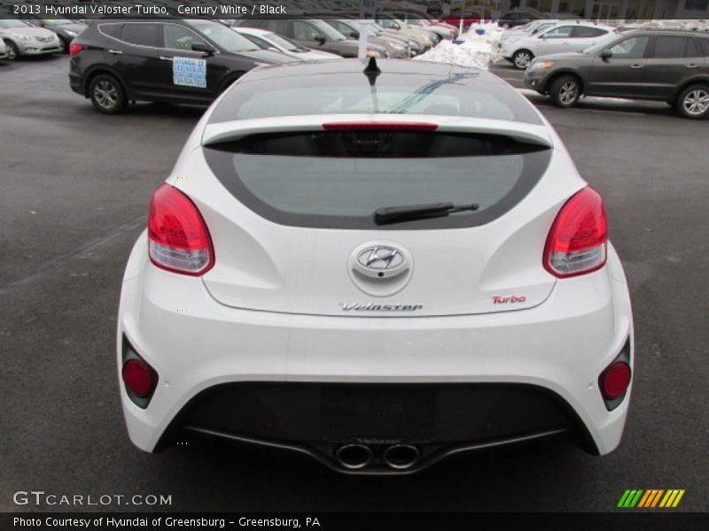 Century White / Black 2013 Hyundai Veloster Turbo