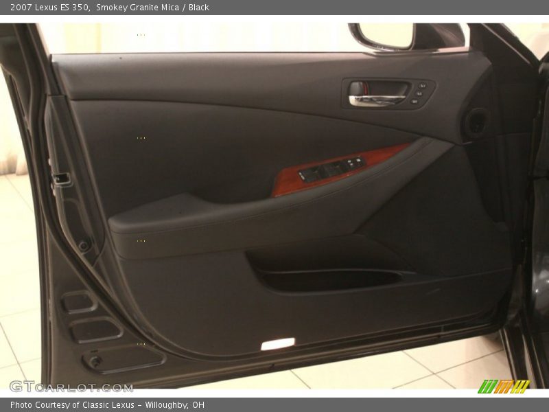 Smokey Granite Mica / Black 2007 Lexus ES 350