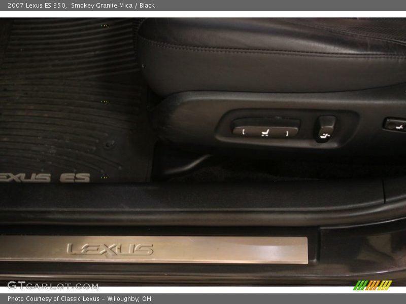 Smokey Granite Mica / Black 2007 Lexus ES 350