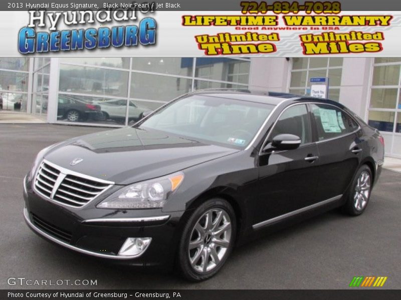 Black Noir Pearl / Jet Black 2013 Hyundai Equus Signature