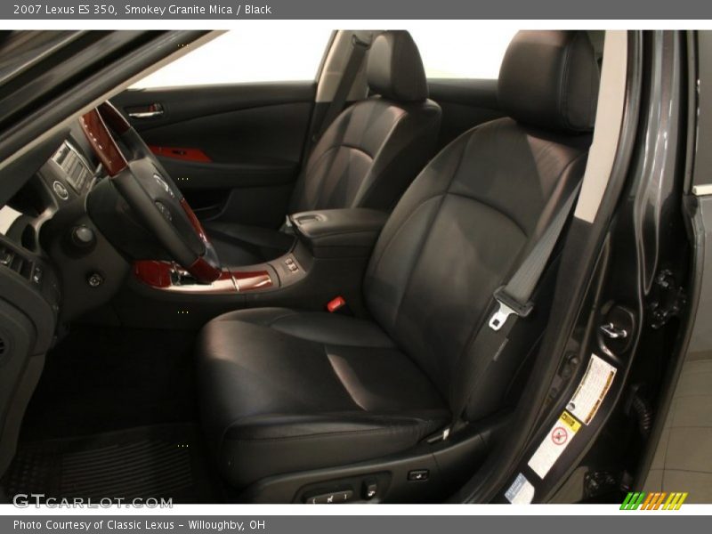 Smokey Granite Mica / Black 2007 Lexus ES 350