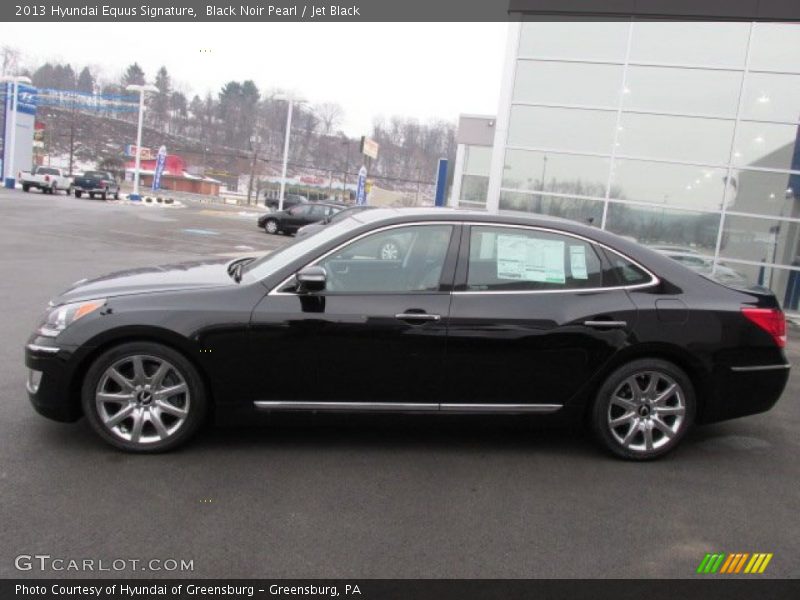 Black Noir Pearl / Jet Black 2013 Hyundai Equus Signature