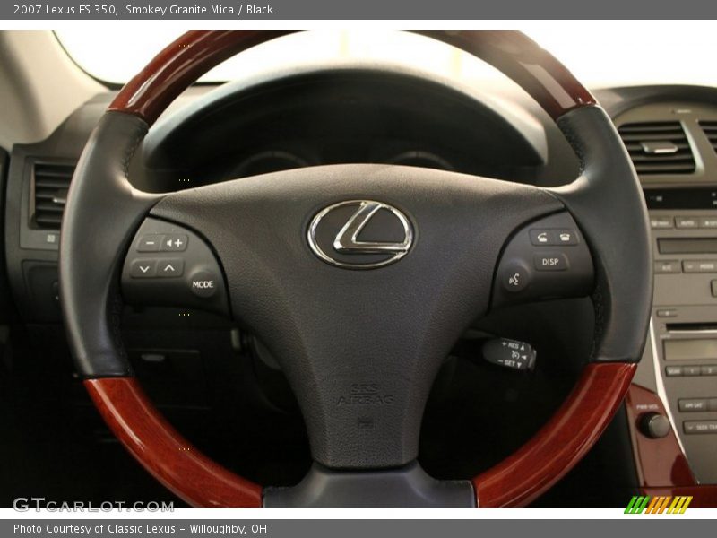 Smokey Granite Mica / Black 2007 Lexus ES 350