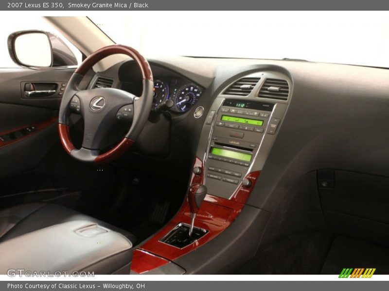 Smokey Granite Mica / Black 2007 Lexus ES 350