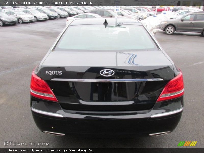 Black Noir Pearl / Jet Black 2013 Hyundai Equus Signature