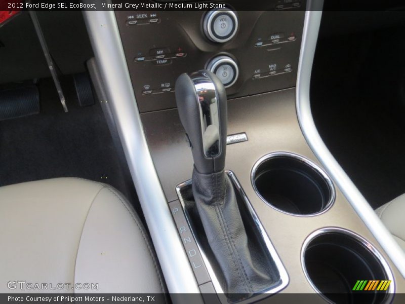 Mineral Grey Metallic / Medium Light Stone 2012 Ford Edge SEL EcoBoost