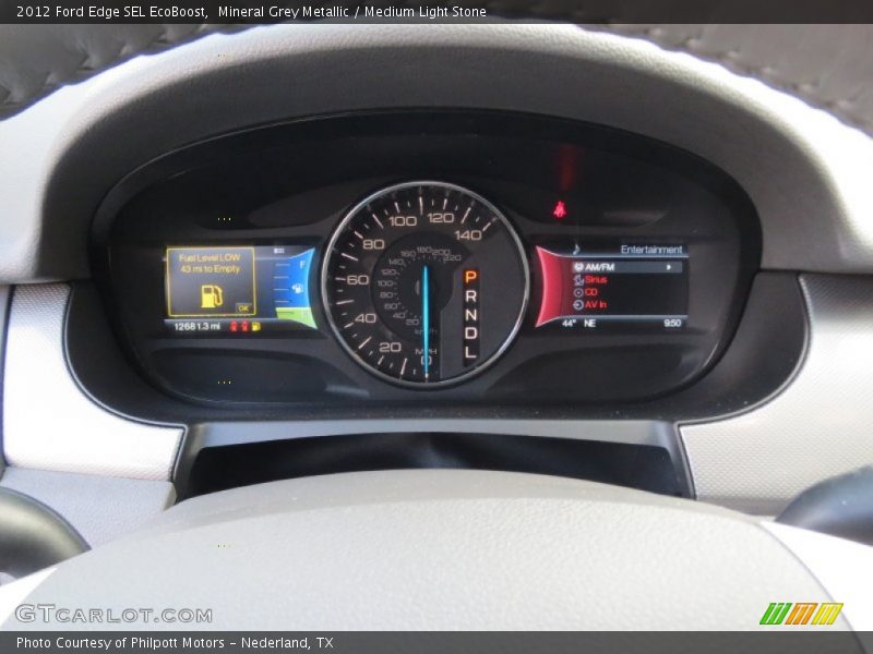 Mineral Grey Metallic / Medium Light Stone 2012 Ford Edge SEL EcoBoost