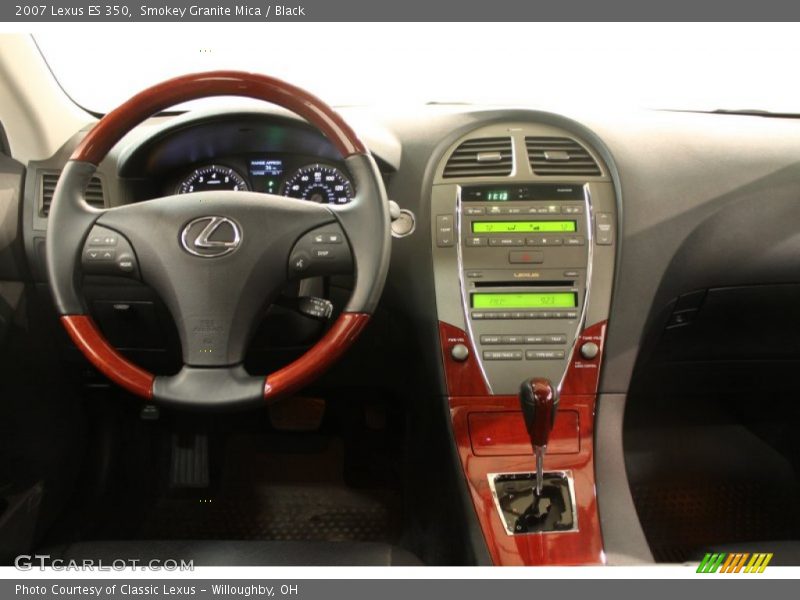 Smokey Granite Mica / Black 2007 Lexus ES 350