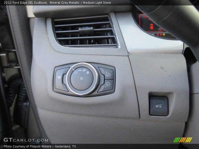 Mineral Grey Metallic / Medium Light Stone 2012 Ford Edge SEL EcoBoost
